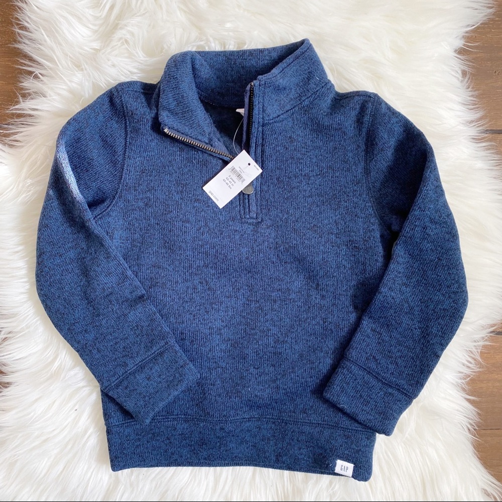 NWT BabyGap Half-Zip Sweater